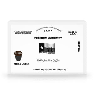 12 Pack Single Serve Coffee Capsules