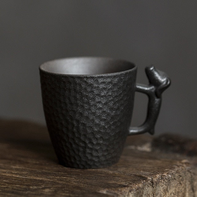 Creative Ceramic Handle Coffee Mug