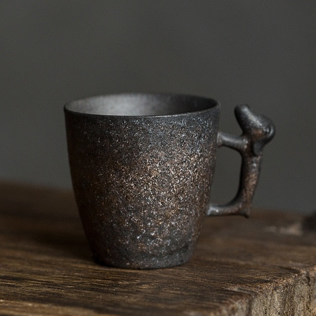 CREATIVELAND Coffee Mug,Ceramic Coffee Mugs Stoneware Coffee Cups with  Handle for Latte, Espresso,Cappuccino,Hot chocolate,Milk Mugs Set  Dishwasher